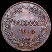 1 байокко 1845 (Папское государство) R