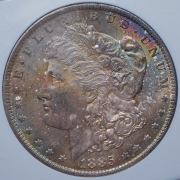 1 доллар 1885 (США) (в слабе) O