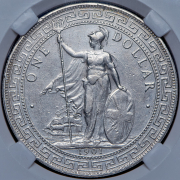 1 доллар 1901 "Торговый доллар" (Великобритания) (в слабе) В