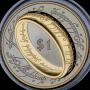 1 доллар 2003 "Властелин Колец - Кольцо всевластия" (Новая Зеландия)