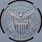 1 песо 1903 (Филиппины) (в слабе) S