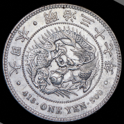 1 йена 1904 (Япония)