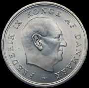 10 крон 1967 "Свадьба принцессы Маргрете и принца Хенрика" (Дания)