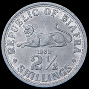 2 1/2 шиллинга 1969 (Биафра)