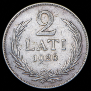 2 лата 1926 (Латвия)