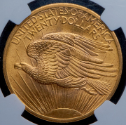 20 долларов 1908 (США) (в слабе)