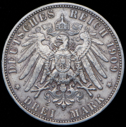 3 марки 1909 (Ангальт) А