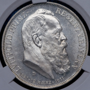 3 марки 1911 "90-летие принца-регента Луитпольда Баварского" (Бавария) (в слабе) D