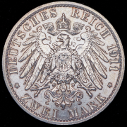 2 марки 1911 (Любек) А