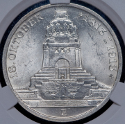 3 марки 1913 "100-летие битвы при Лейпциге" (Саксония) (в слабе) Е