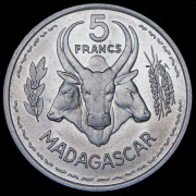 5 франков 1953 (Мадагаскар)