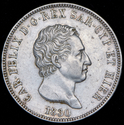 5 лир 1830 (Сардиния) P