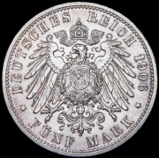 5 марок 1906 "50 лет свадьбе Фридриха I и Луизы Прусской" (Баден)
