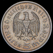 5 марок 1936 (Германия) Е