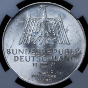 5 марок 1971 "500 лет со дня рождения Альбрехта Дюрера" (Германия) (в слабе) D