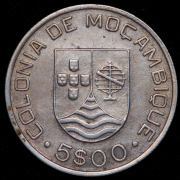 5 скудо 1935 (Мозамбик)