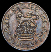 6 пенсов 1916 (Великобритания)