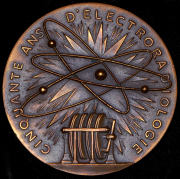 Медаль "50-тилетие Французского общества радиологии. Париж" 1959 (Франция)