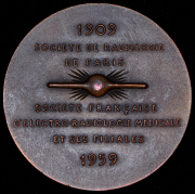 Медаль "50-тилетие Французского общества радиологии. Париж" 1959 (Франция)