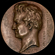 Медаль "В память 100-летия со дня смерти Александра Гумбольдта" 1959 (Германия)