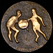 Медаль "В память 50-летия основания поселения в Скорсбисунде" 1974 (Финляндия)