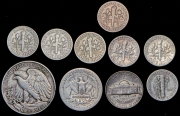 Набор из 10-ти сер. монет (США)