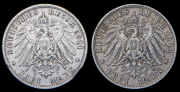 Набор из 2-х сер. монет 3 марки (Германия)