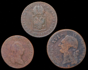 Набор из 3-х медных монет (страны Европы)