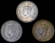 Набор из 3-х монет (Цейлон, Индия)