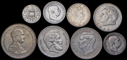 Набор из 8-ми сер. монет (страны Европы)