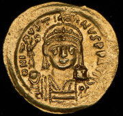 Солид. Юстин II. Византия