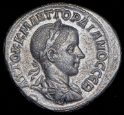 Тетрадрахма. Гордиан III. Рим империя