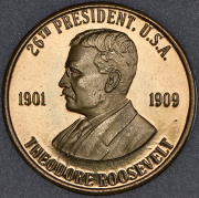 Жетон "26-й президент Теодор Рузвельт" (США) (в п/у)