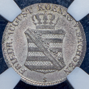 1/12 талера 1825 (Саксония) (в слабе)