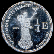 1/4 евро 2004 "Луи Оскар Роти"  Пробный (Французская Гвиана)