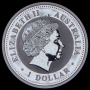 1 доллар 1999 "Год кролика" (Австралия)