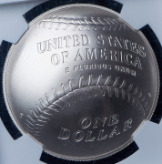 1 доллар 2014 "Национальный зал славы бейсбола" (США) (в слабе) P