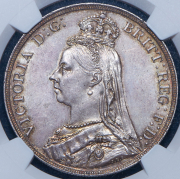 1 крона 1889 (Великобритания) (в слабе)