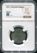1 марка 1907 (Финляндия) (в слабе)