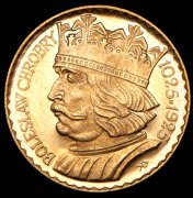 10 злотых 1925 "Болеслав I Храбрый" (Польша)