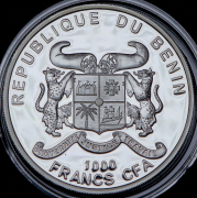 1000 франков 2011 "Байкал" (Бенин)