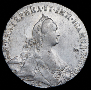 Рубль 1772 СПБ-ТI-ЯЧ