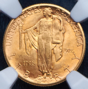 2 1/2 доллара 1926 "150 лет Независимости" (США) (в слабе)