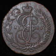2 копейки 1789 АМ (Иль. 3р.)