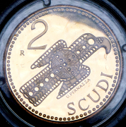 2 скудо 2004 (Сан-Марино) (в п/у)