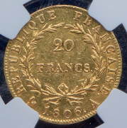 20 франков 1806 (Франция) (в слабе) А