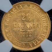 20 марок 1912 (Финляндия) (в слабе) S