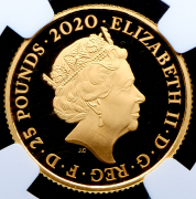 25 фунтов 2020 "Элтон Джон" (Великобритания) (в слабе)
