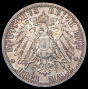 3 марки 1913 "25 лет правлению Вильгельма II" (Пруссия) А