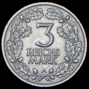 3 марки 1925 "1000-летие Рейнланда" (Германия) А